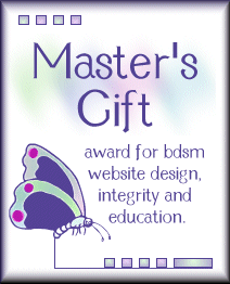 Master's Gift Award of BDSM Excellence
